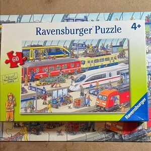 Ravensburger Puzzle - Vibrant Train Station Adventure